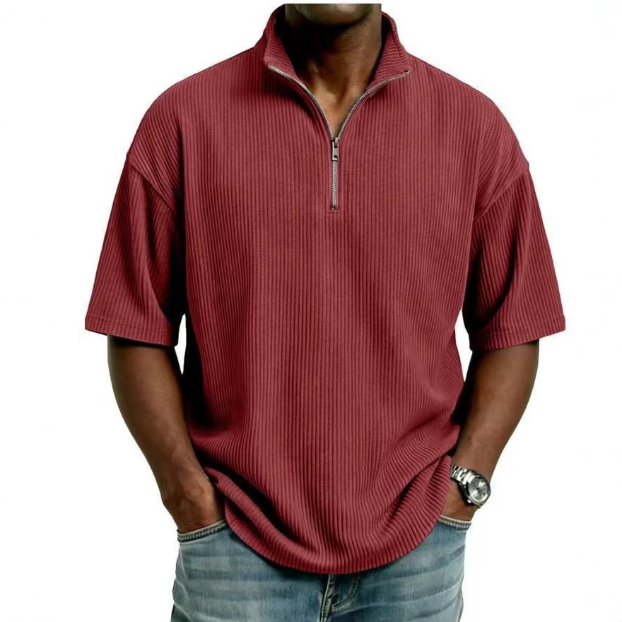 Kemeja Kerah Tegak Korduroi Mu - Corduroy Button Up Shirt Men ulasan dan harga