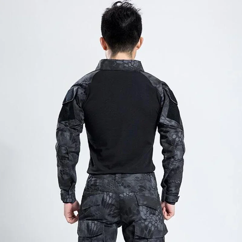 S-4XL Seragam Tempur Militer G - Tactical Military Shirt Cargo ulasan dan harga