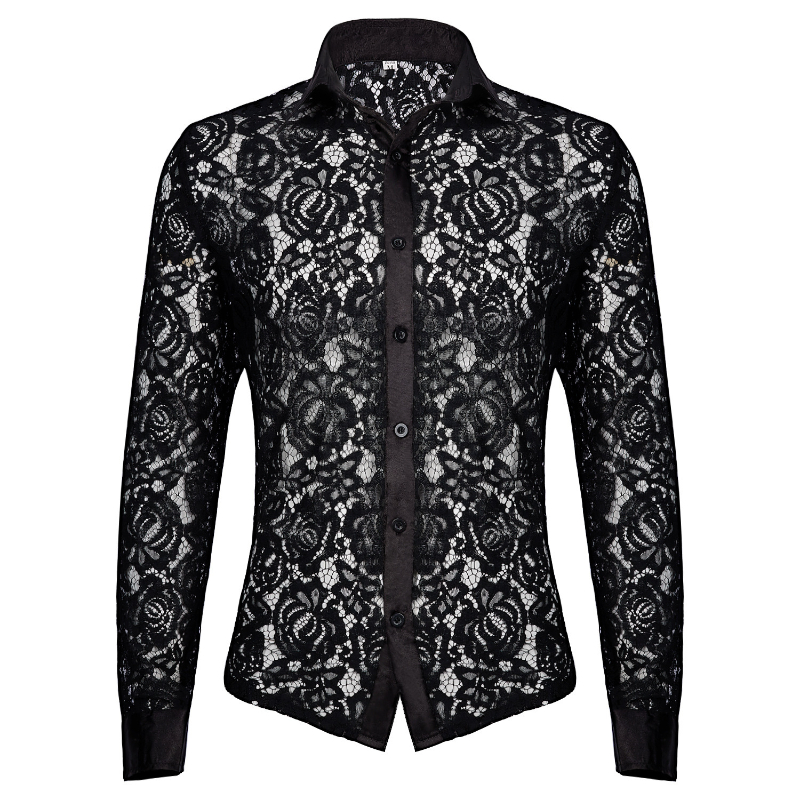 Kemeja renda pria Abad Perteng - Medieval Gothic Lace Up Pirate Shirt ulasan dan harga