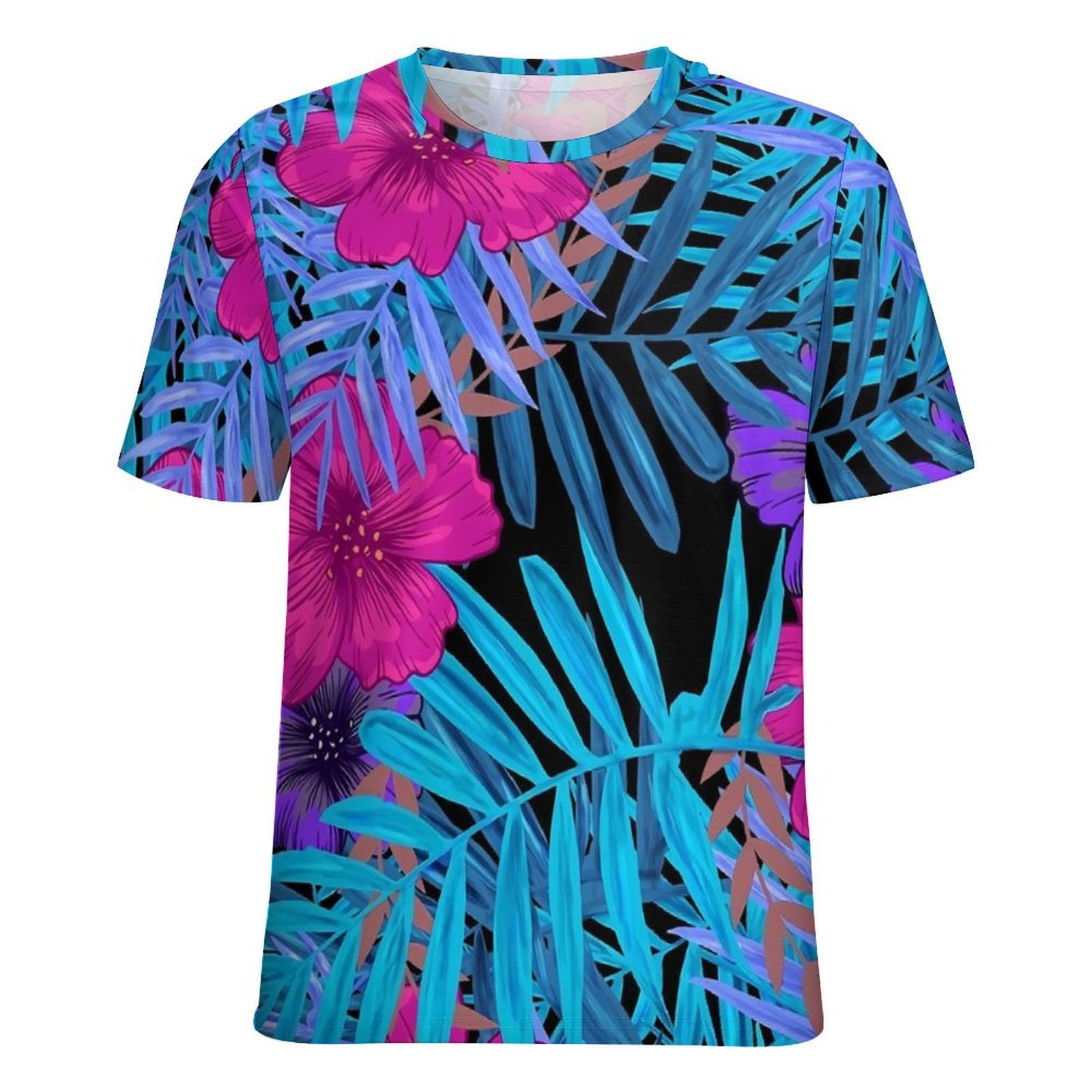 Kaos Oversize, Kaos Motif Bung - Vintage Hawaiian Floral Shirt ulasan dan harga