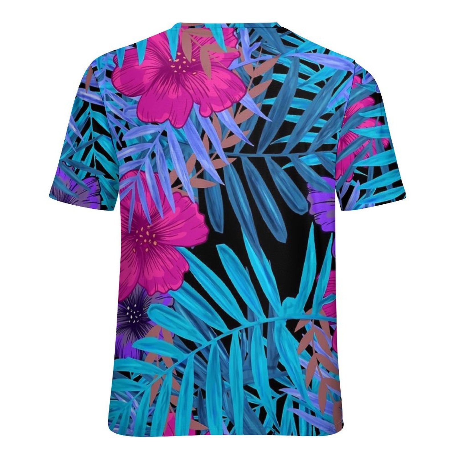 Kaos Oversize, Kaos Motif Bung - Vintage Hawaiian Floral Shirt ulasan dan harga